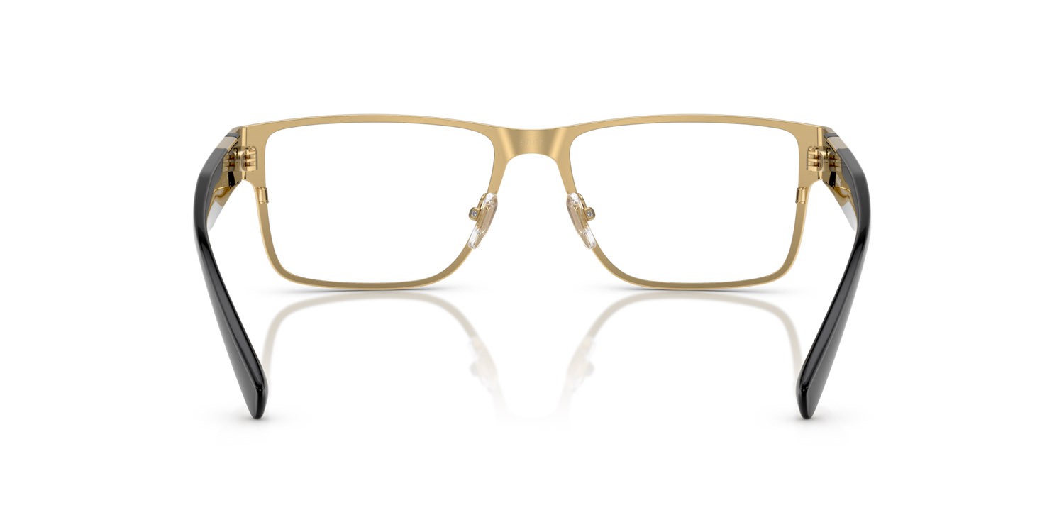 Occhiali da vista Versace VE 1274 (1002) colore oro forma rettangolare lenti lente demo