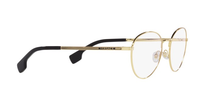 Eyeglasses Versace VE 1279 (1002) color gold shape pantos lenses demo lens