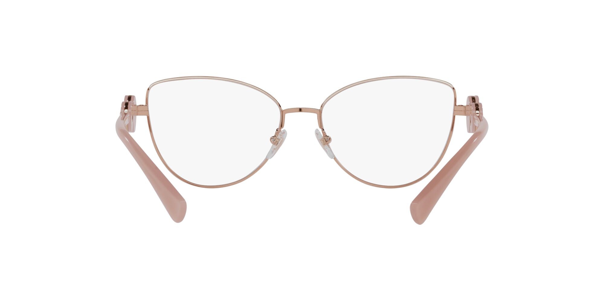 Eyeglasses Versace VE 1284 (1412) color rose gold shape cat eye lenses lente demo