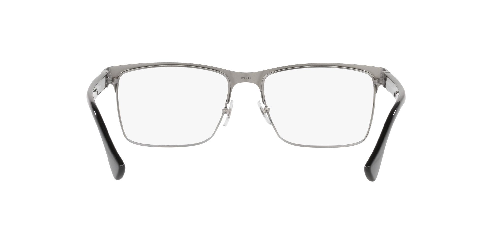 Eyeglasses Versace VE 1285 (1001) color gunmetal shape rectangle lenses lente demo