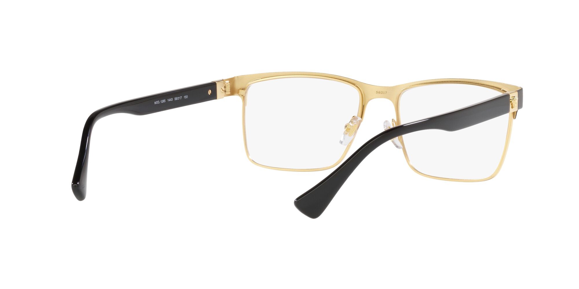 Occhiali da vista Versace VE 1285 (1443) colore nero forma rettangolare lenti lente demo