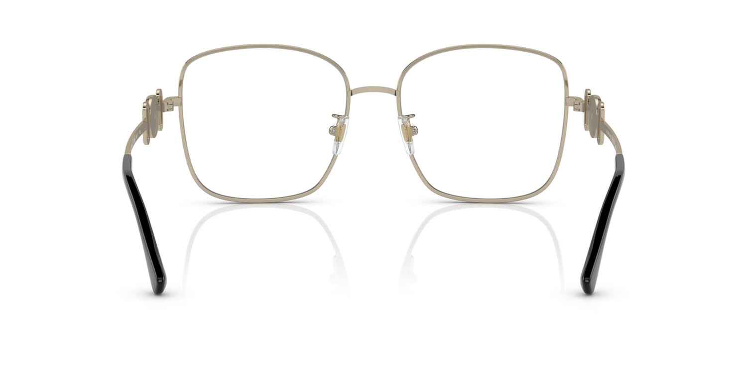Brillen Versace VE 1286D (1339) farbe oro pallido form quadratisch gläser lente demo