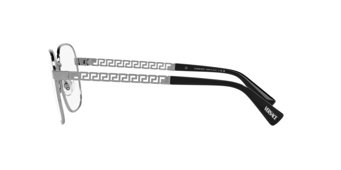 Brillen Versace VE 1290 (1001) farbe gunmetal form pantos gläser lente demo