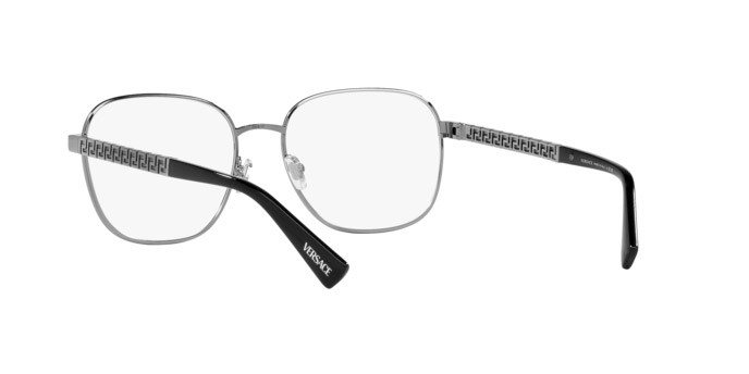 Brillen Versace VE 1290 (1001) farbe gunmetal form pantos gläser lente demo