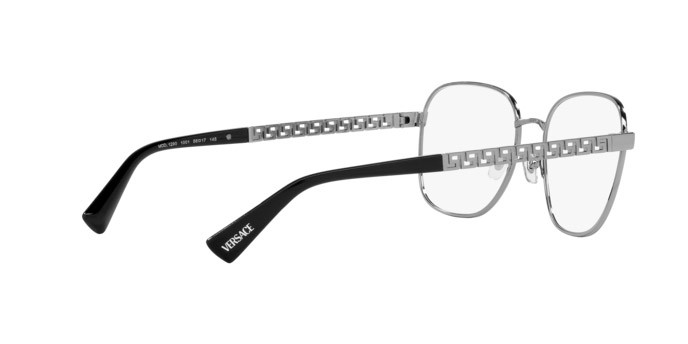 Brillen Versace VE 1290 (1001) farbe gunmetal form pantos gläser lente demo