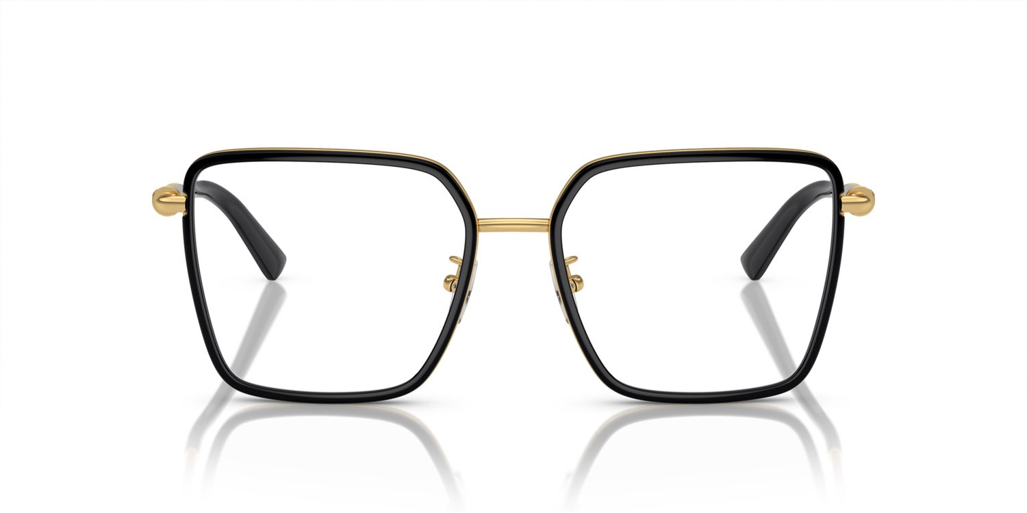 Occhiali da vista Versace VE 1294D (1511) colore nero forma farfalla lenti lente demo