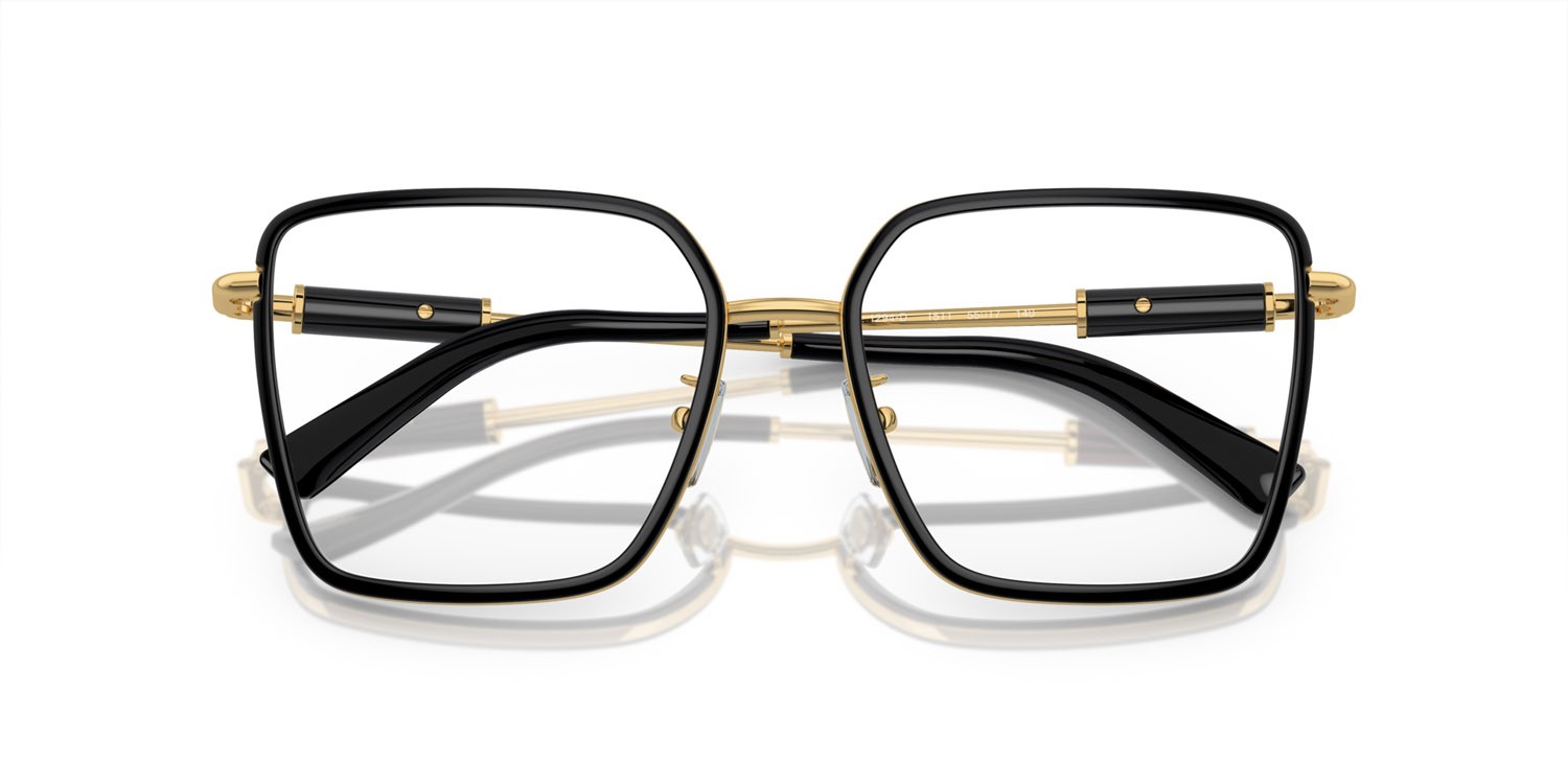 Occhiali da vista Versace VE 1294D (1511) colore nero forma farfalla lenti lente demo