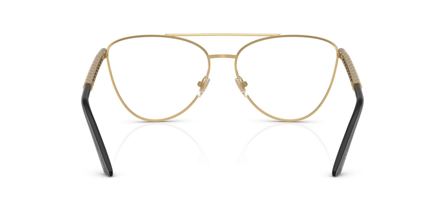 Eyeglasses Versace VE 1296 (1002) color oro shape cat eye lenses lente demo