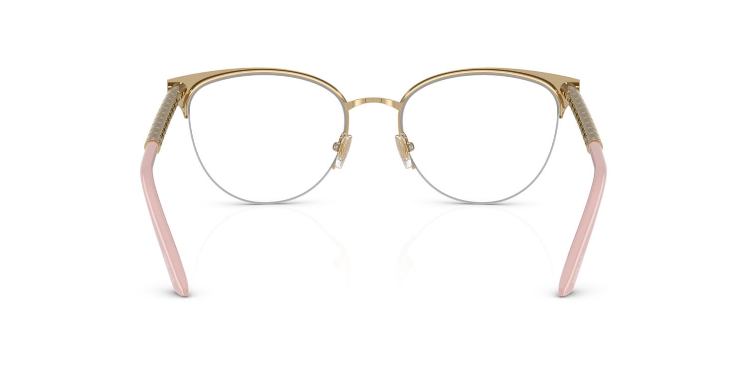 Brillen Versace VE 1297 (1517) farbe rosa form cat-eye gläser lente demo