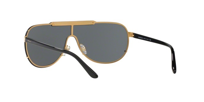Occhiali da sole Versace VE 2140 (100287) colore gold forma aviator lenti gray