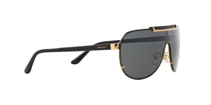 Occhiali da sole Versace VE 2140 (100287) colore gold forma aviator lenti gray