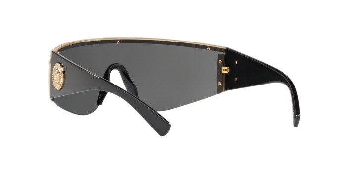 Sonnenbrillen Versace VE 2197 (100087) farbe gold form unregelmäßig gläser grey