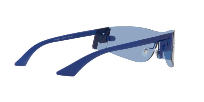 Sonnenbrillen Versace VE 2241 (147972) farbe blu form unregelmäßig gläser light blue