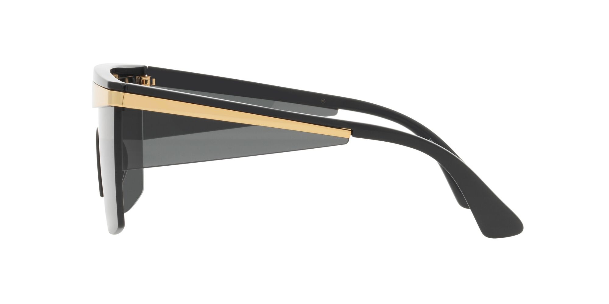 Sonnenbrillen Versace VE 2254 (100287) farbe nero form rechteckig gläser grigio scuro