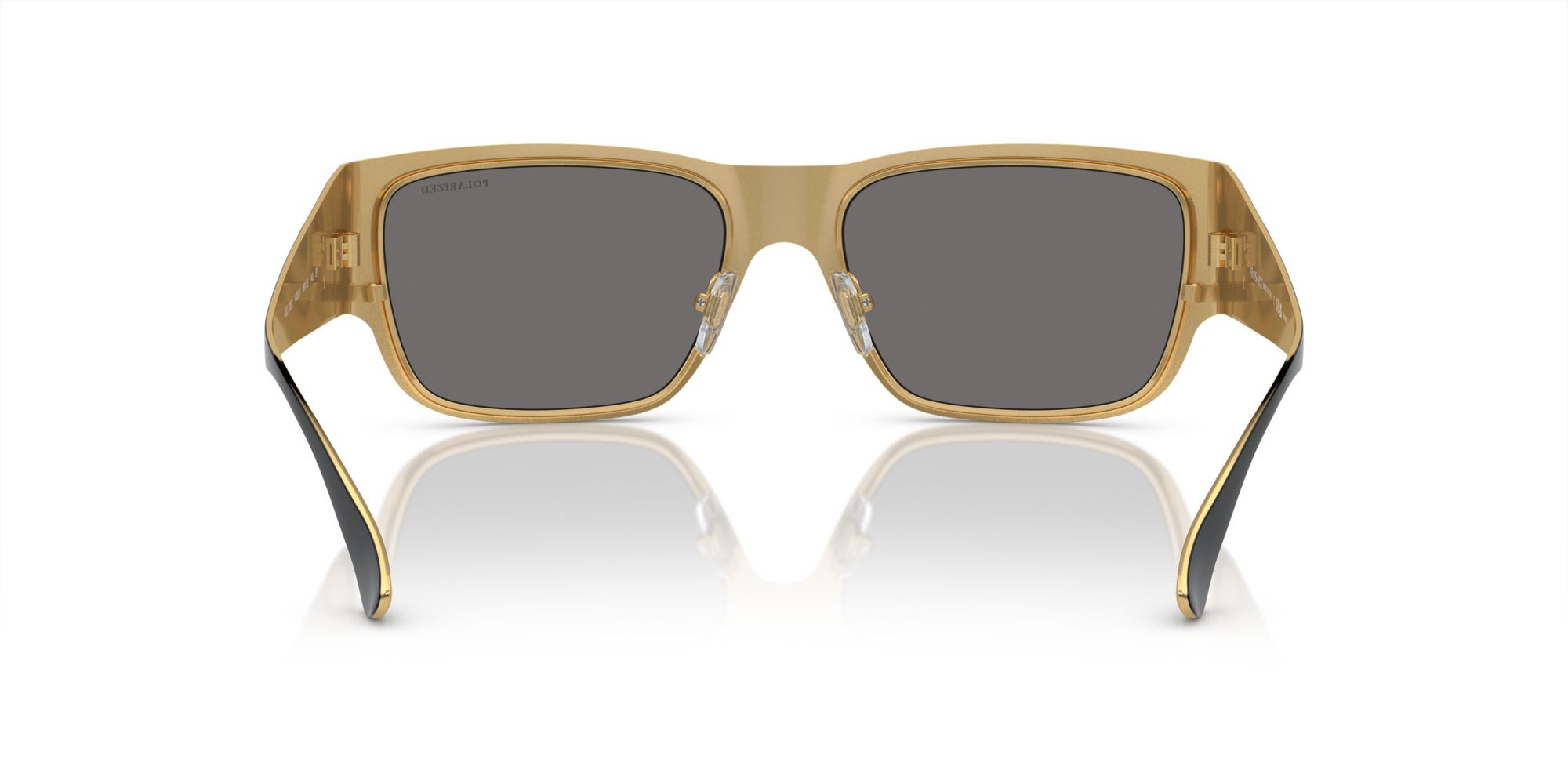 Sonnenbrillen Versace VE 2262 (143381) farbe nero form quadratisch gläser polarized grigio scuro