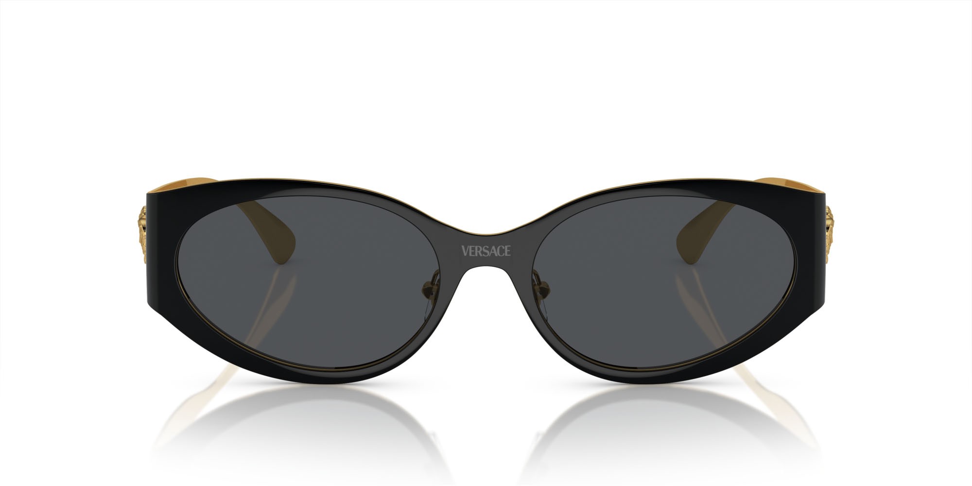 Sonnenbrillen Versace VE 2263 (143387) farbe nero form oval gläser grigio scuro