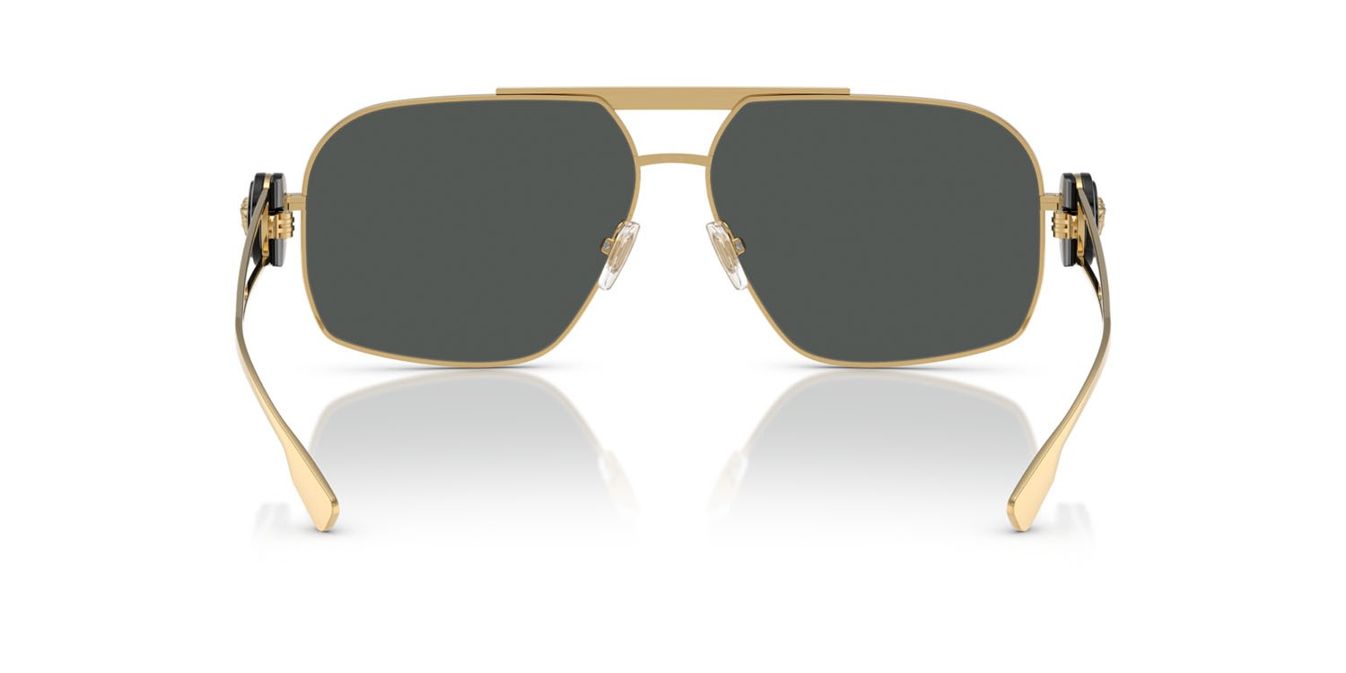 Occhiali da sole Versace VE 2269 (100287) colore oro forma irregolare lenti grigio scuro