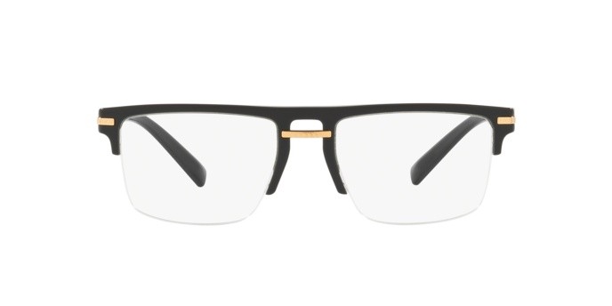 Brillen Versace Greca aegis VE 3269 (GB1) farbe black form rechteckig gläser demo lens