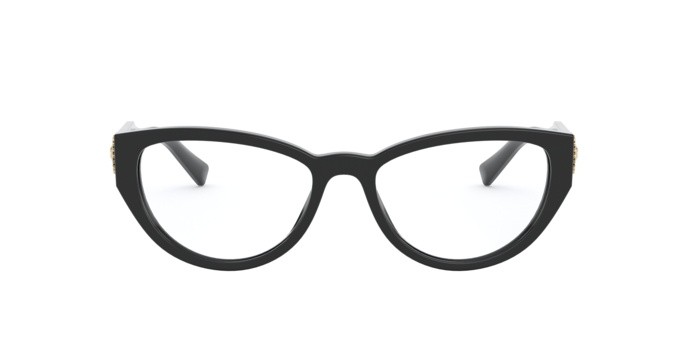 Eyeglasses Versace VE 3280B (GB1) color black shape cat eye lenses demo lens