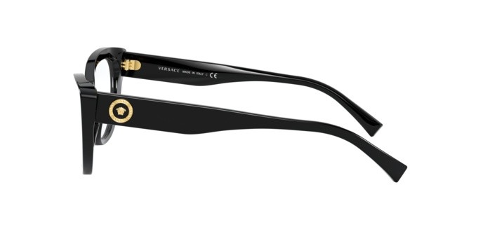 Brillen Versace VE 3286 (GB1) farbe black form cat-eye gläser demo lens