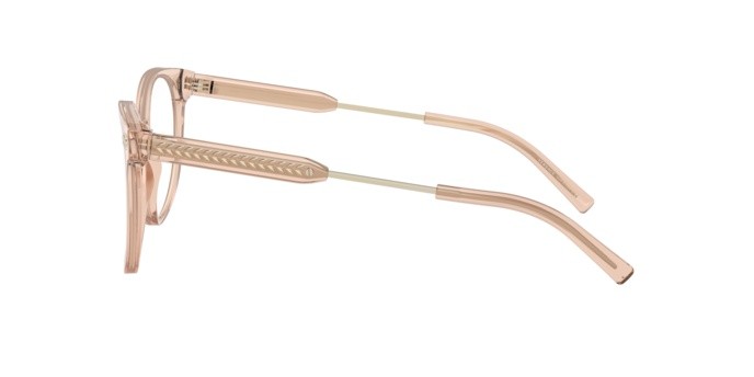 Brillen Versace VE 3291 (5215) farbe transparent brown form quadratisch gläser demo lens
