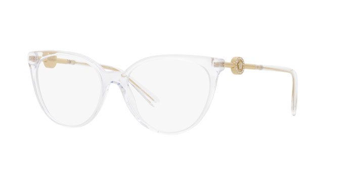 Eyeglasses Versace VE 3298B (148) color crystal shape pantos lenses demo lens