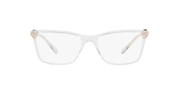 Brillen Versace VE 3299B (148) farbe crystal form quadratisch gläser demo lens
