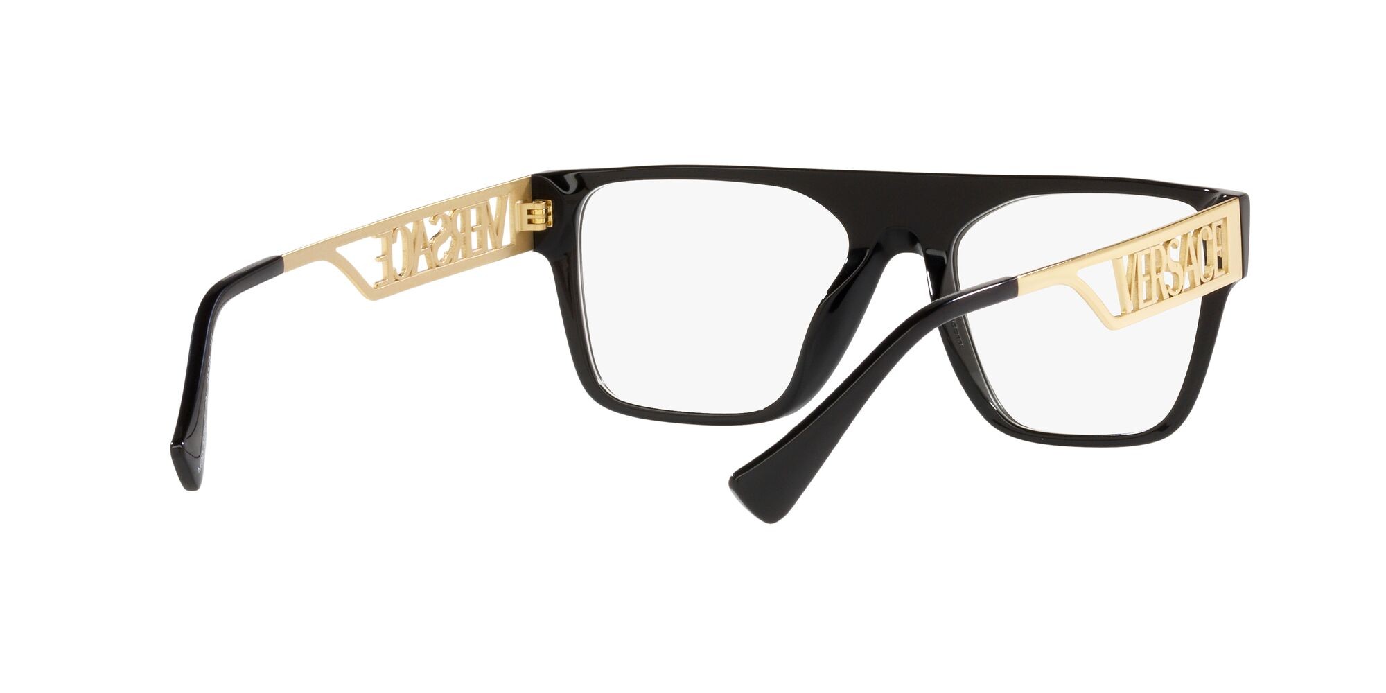 Eyeglasses Versace VE 3326U (GB1) color nero shape rectangle lenses lente demo