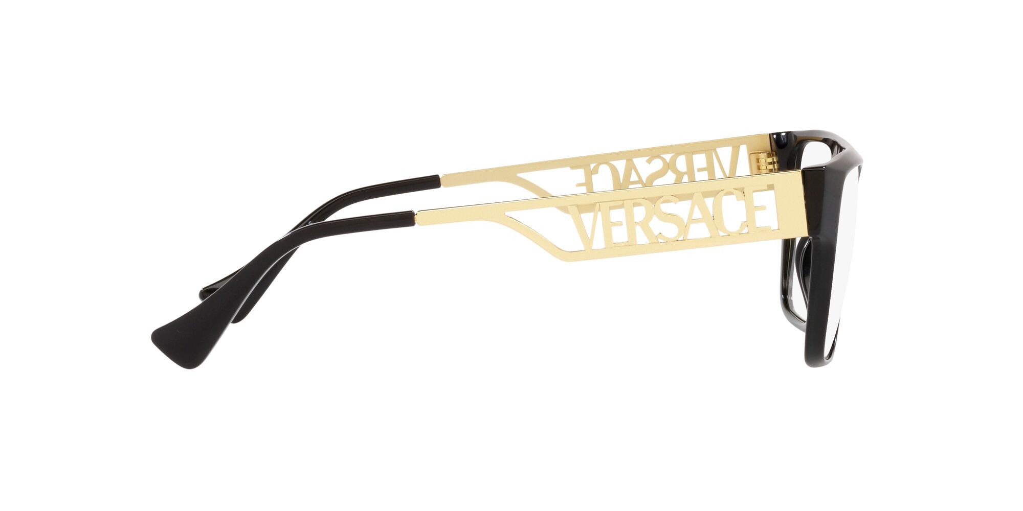 Eyeglasses Versace VE 3326U (GB1) color nero shape rectangle lenses lente demo
