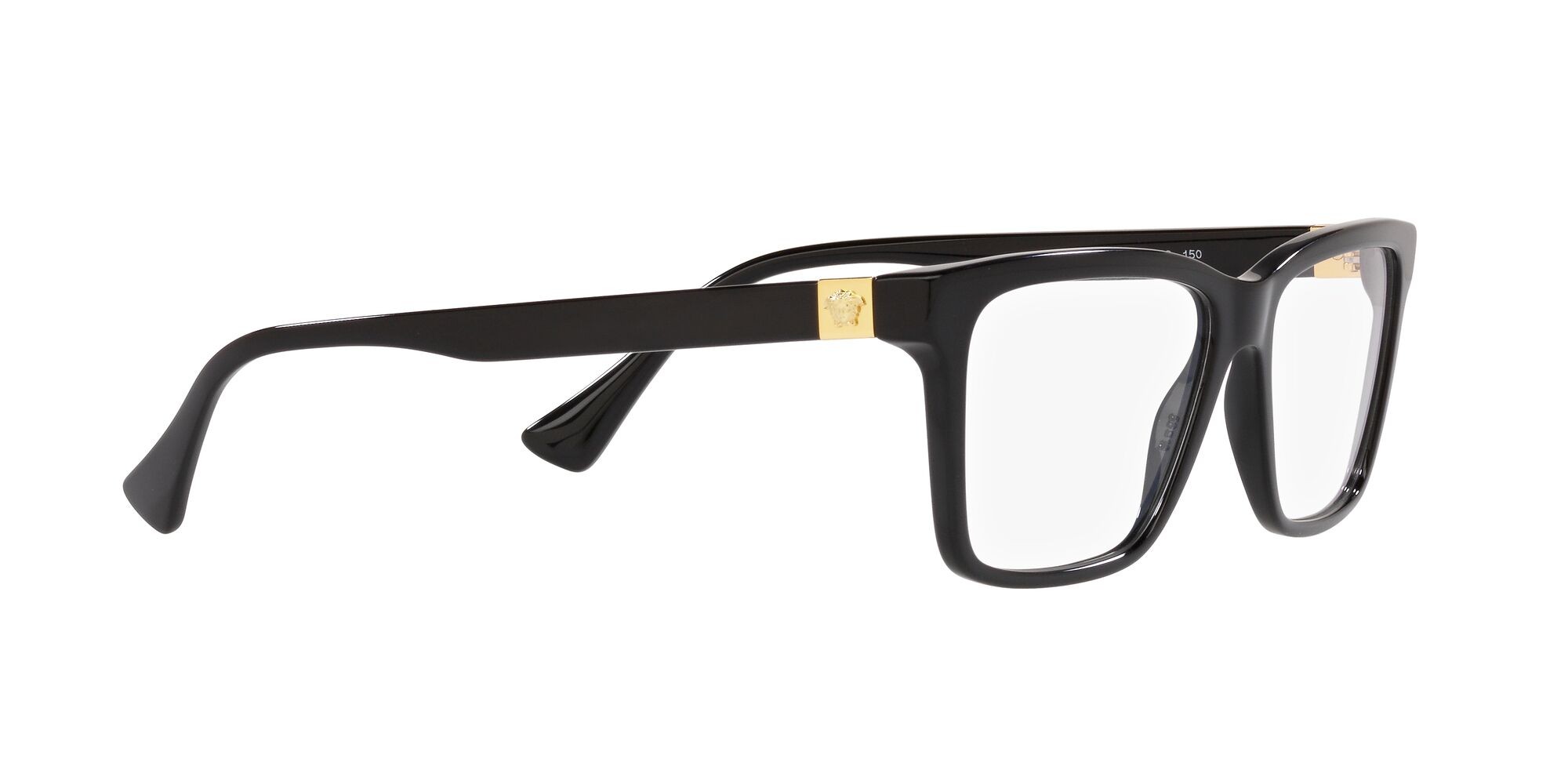 Eyeglasses Versace VE 3328 (GB1) color nero shape rectangle lenses lente demo