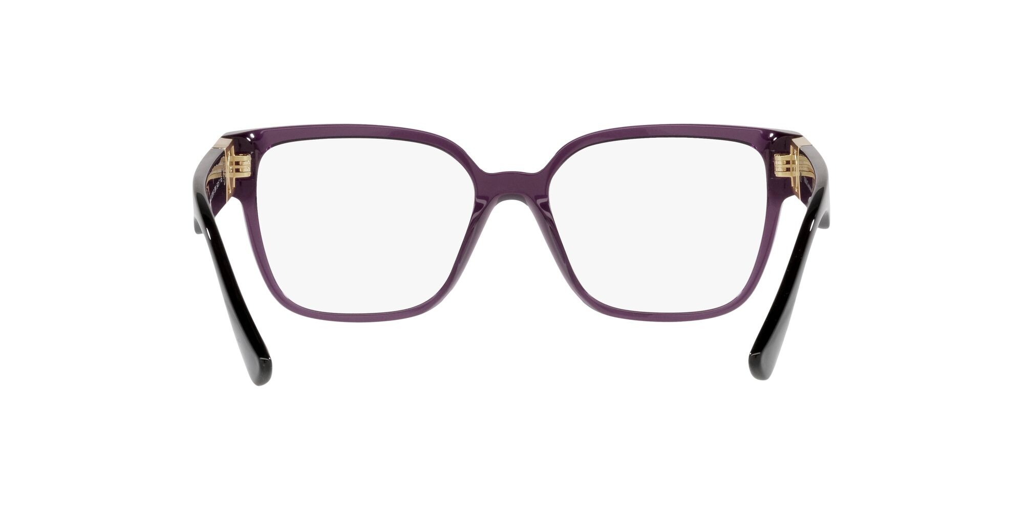 Eyeglasses Versace VE 3329B (5384) color prugna trasparente shape square lenses trasparente