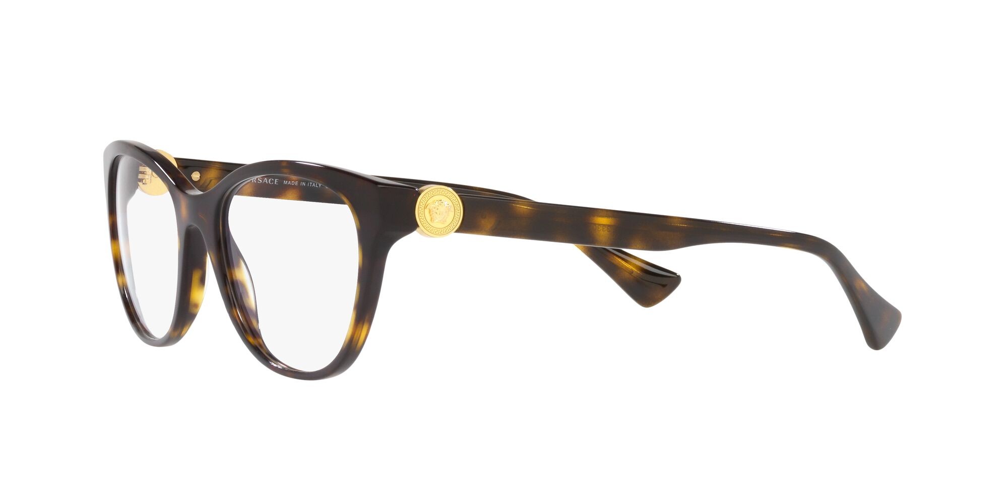 Eyeglasses Versace VE 3330 (108) color havana shape cat eye lenses lente demo