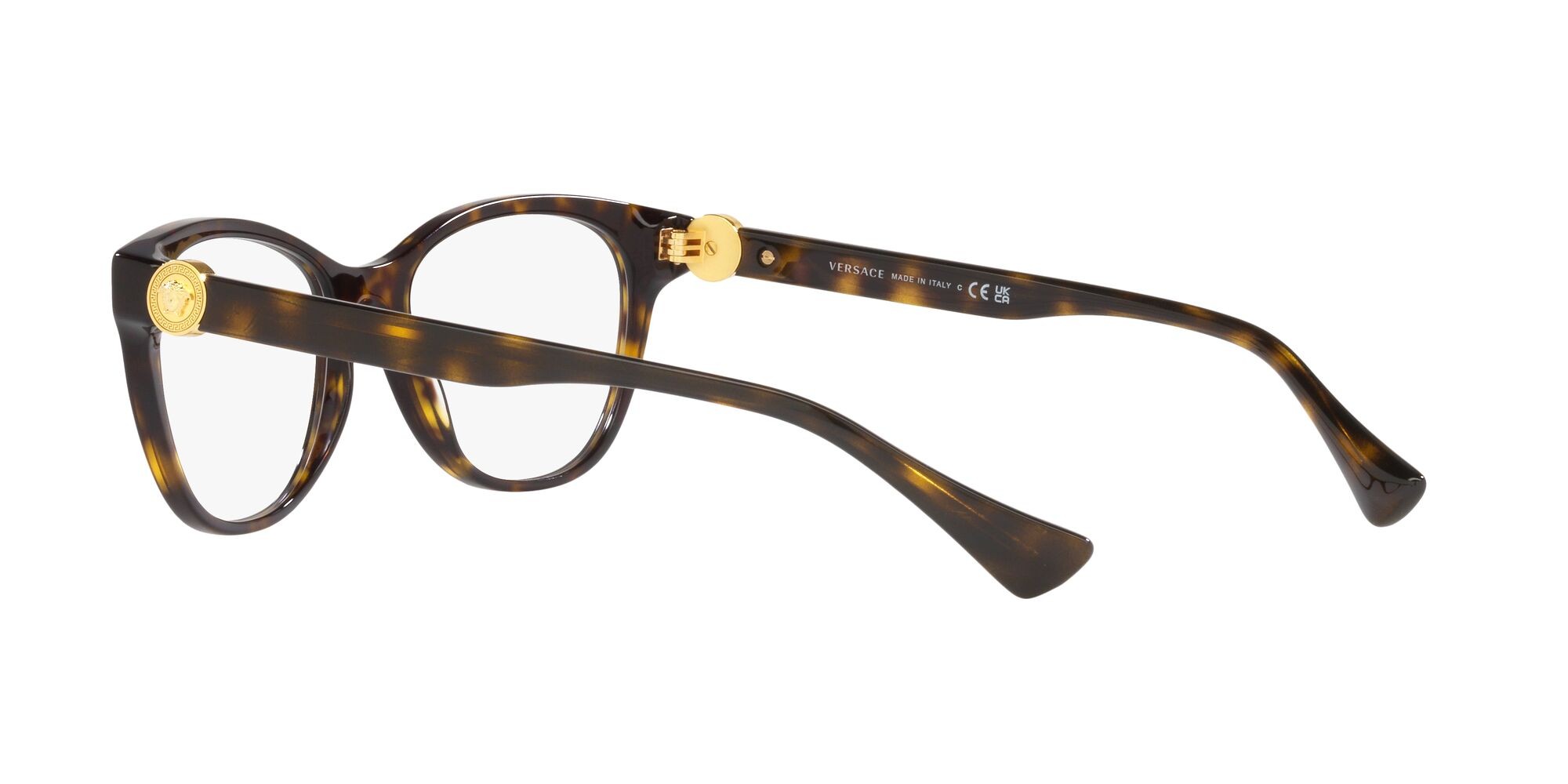 Eyeglasses Versace VE 3330 (108) color havana shape cat eye lenses lente demo