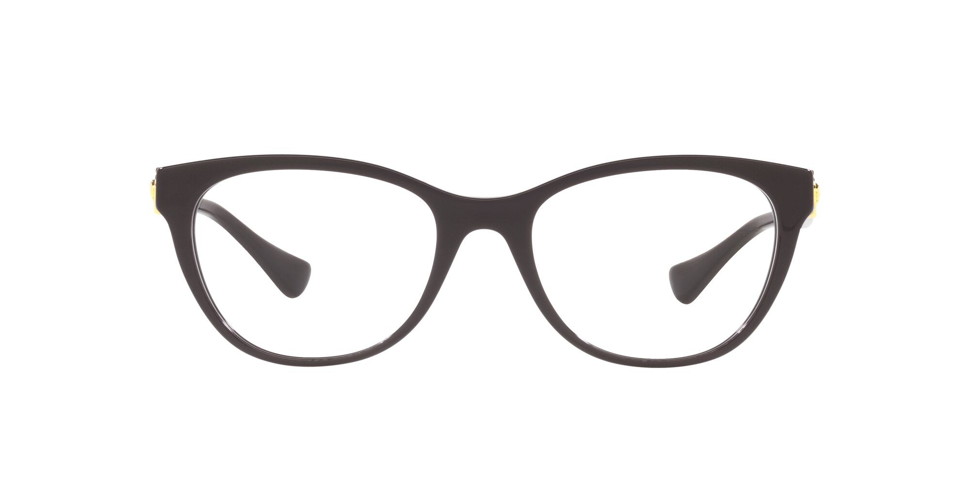 Brillen Versace VE 3330 (5386) farbe prugna form cat-eye gläser lente demo