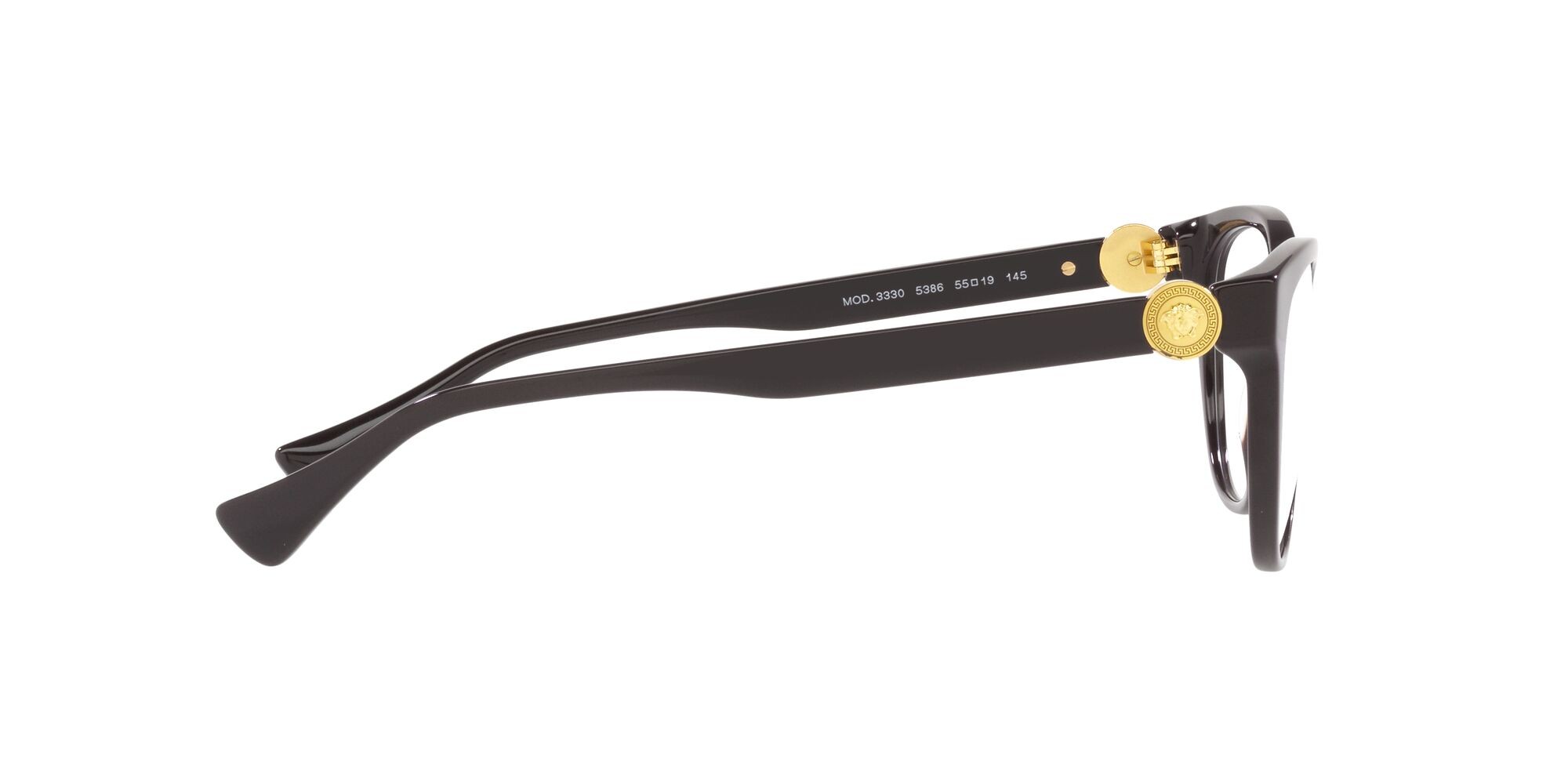 Brillen Versace VE 3330 (5386) farbe prugna form cat-eye gläser lente demo