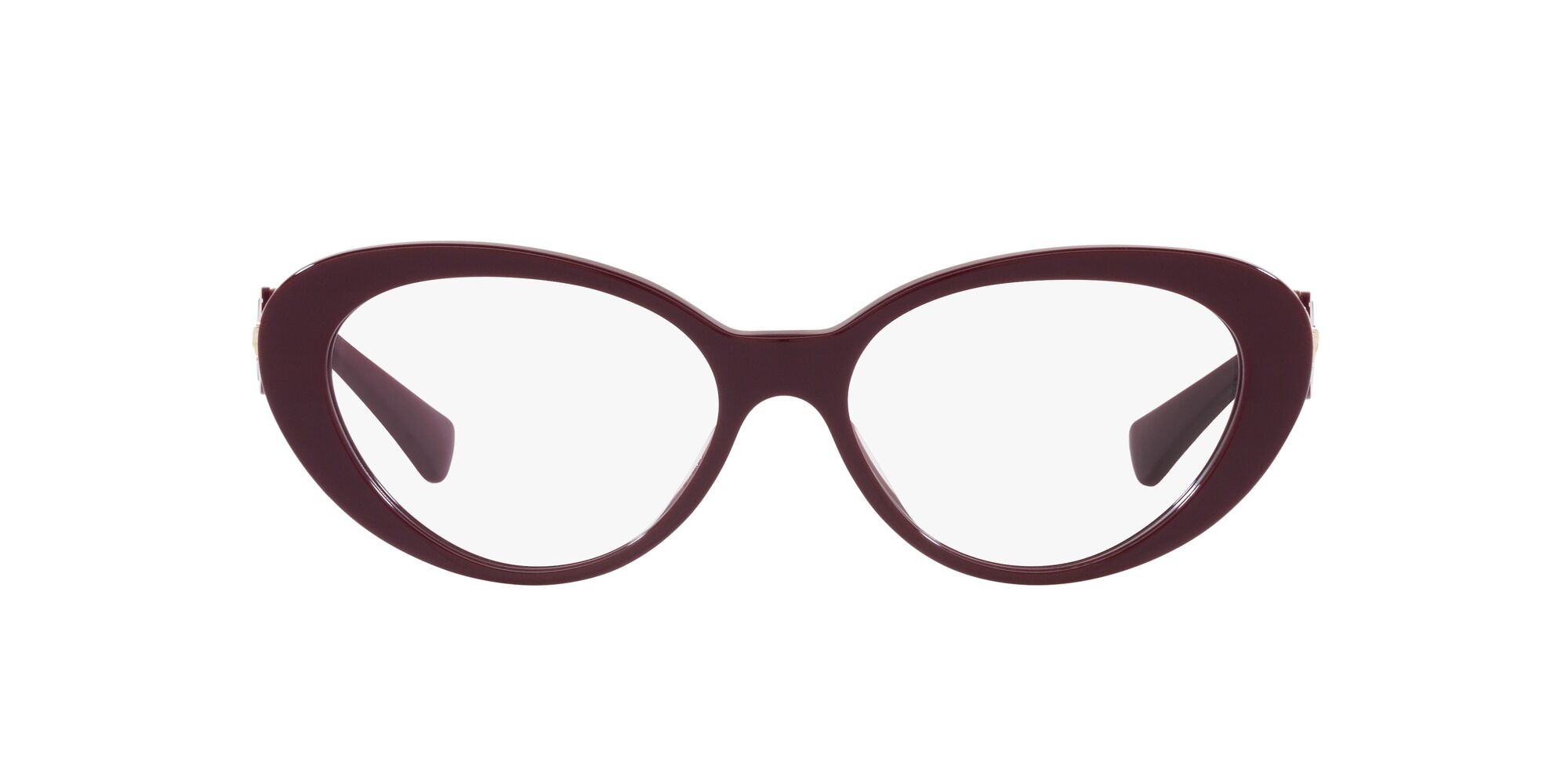 Eyeglasses Versace VE 3331U (5382) color bordeaux shape cat eye lenses lente demo