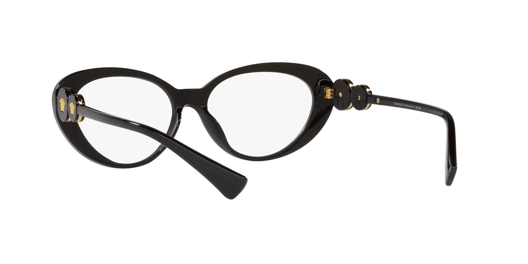 Brillen Versace VE 3331U (GB1) farbe nero form cat-eye gläser lente demo
