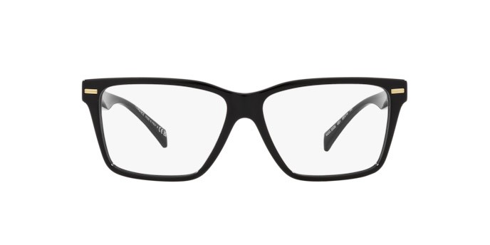 Eyeglasses Versace VE 3335 (GB1) color nero shape rectangle lenses lente demo