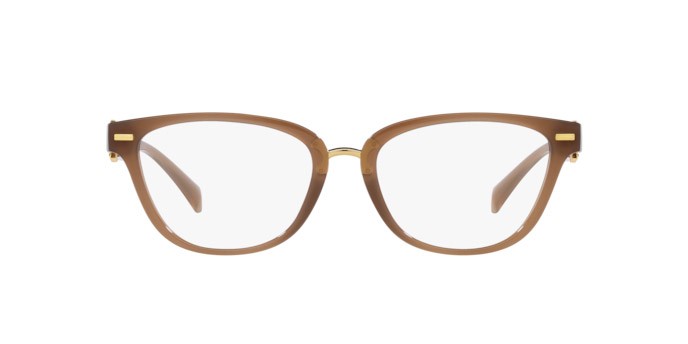 Brillen Versace VE 3336U (5403) farbe beige opalino form cat-eye gläser lente demo
