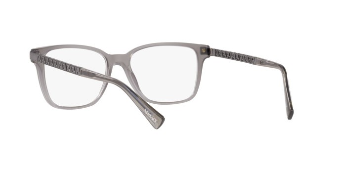 Brillen Versace VE 3340U (5406) farbe grigio opale form quadratisch gläser lente demo