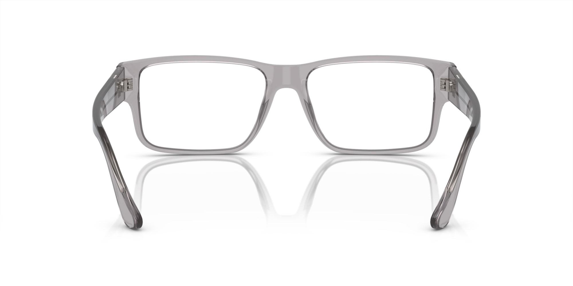 Eyeglasses Versace VE 3342 (593) color grigio trasparente shape rectangle lenses lente demo
