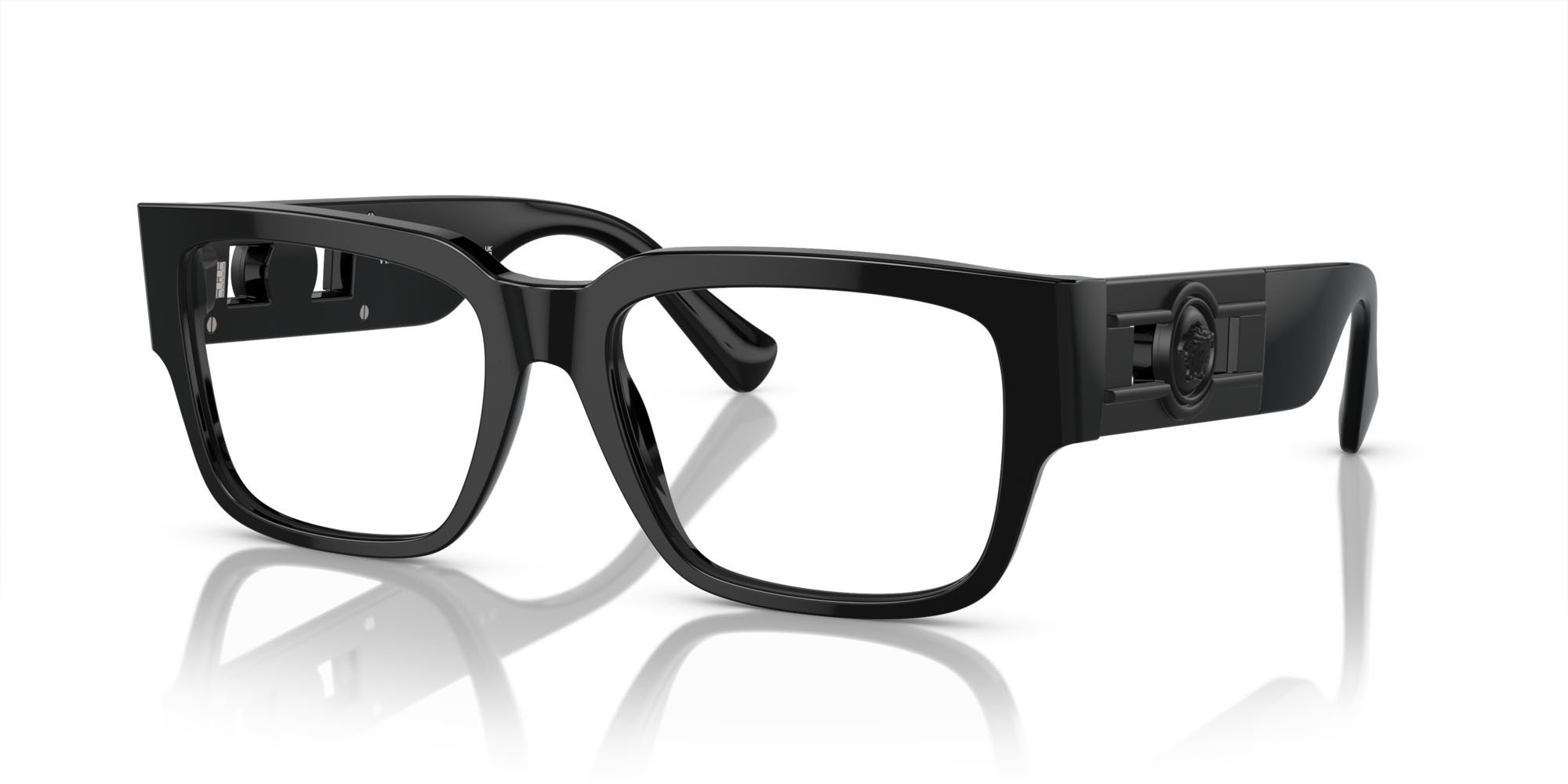 Eyeglasses Versace VE 3350 (5360) color nero shape square lenses lente demo