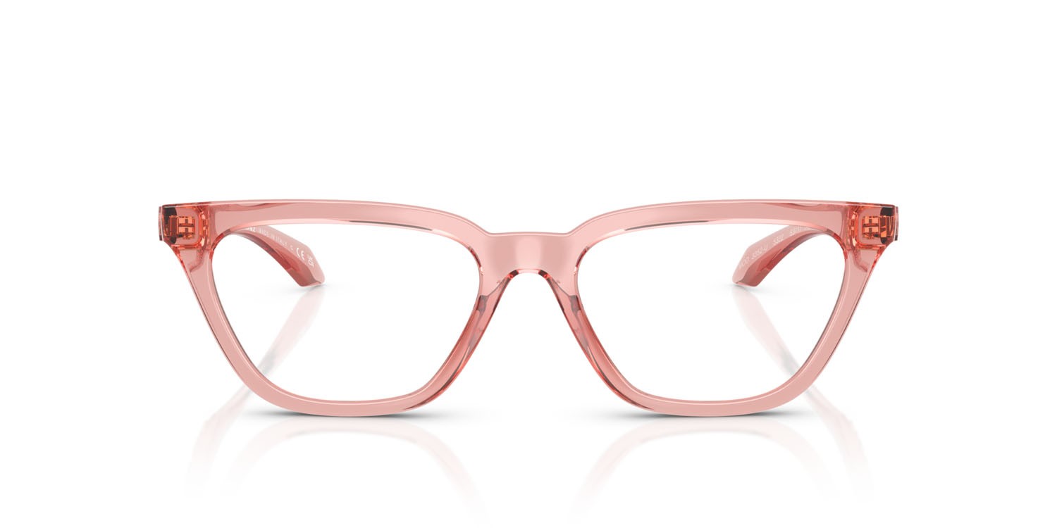 Eyeglasses Versace VE 3352U (5322) color pesca shape cat eye lenses lente demo