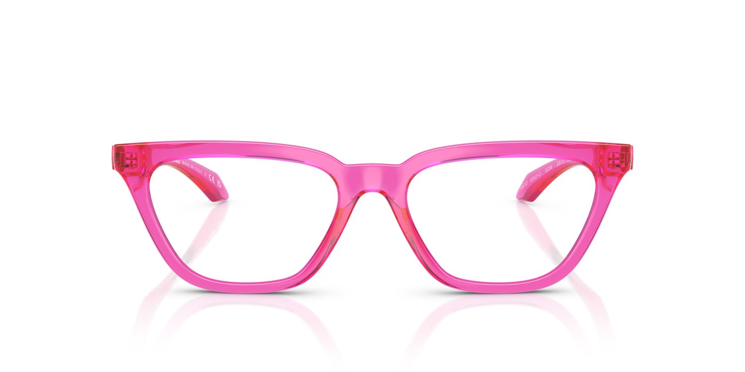 Brillen Versace VE 3352U (5334) farbe fucsia form cat-eye gläser lente demo