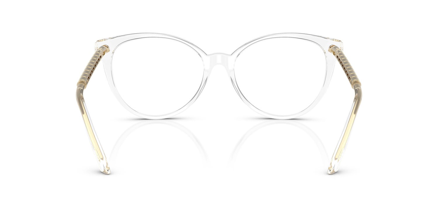 Occhiali da vista Versace VE 3353 (148) colore cristallo forma cat eye lenti lente demo