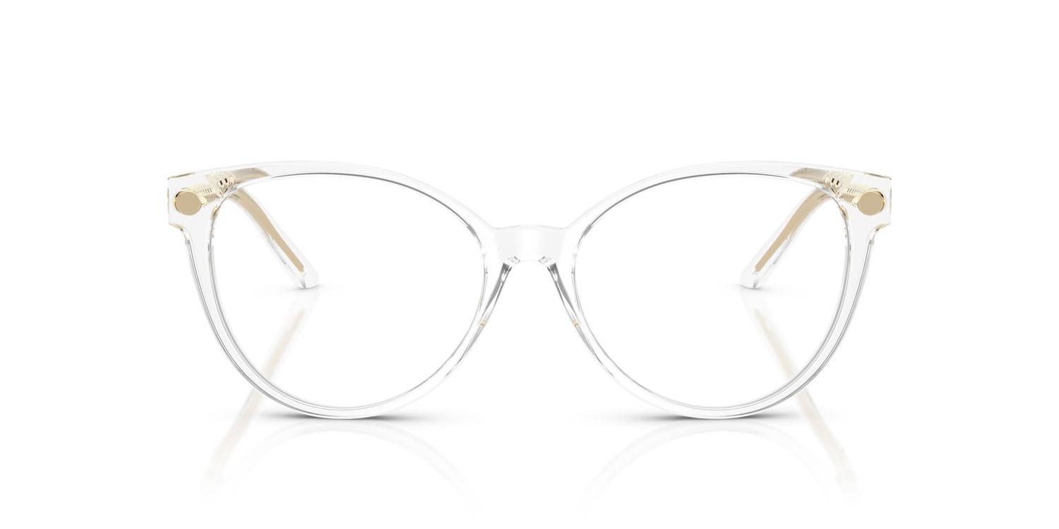 Occhiali da vista Versace VE 3353 (148) colore cristallo forma cat eye lenti lente demo