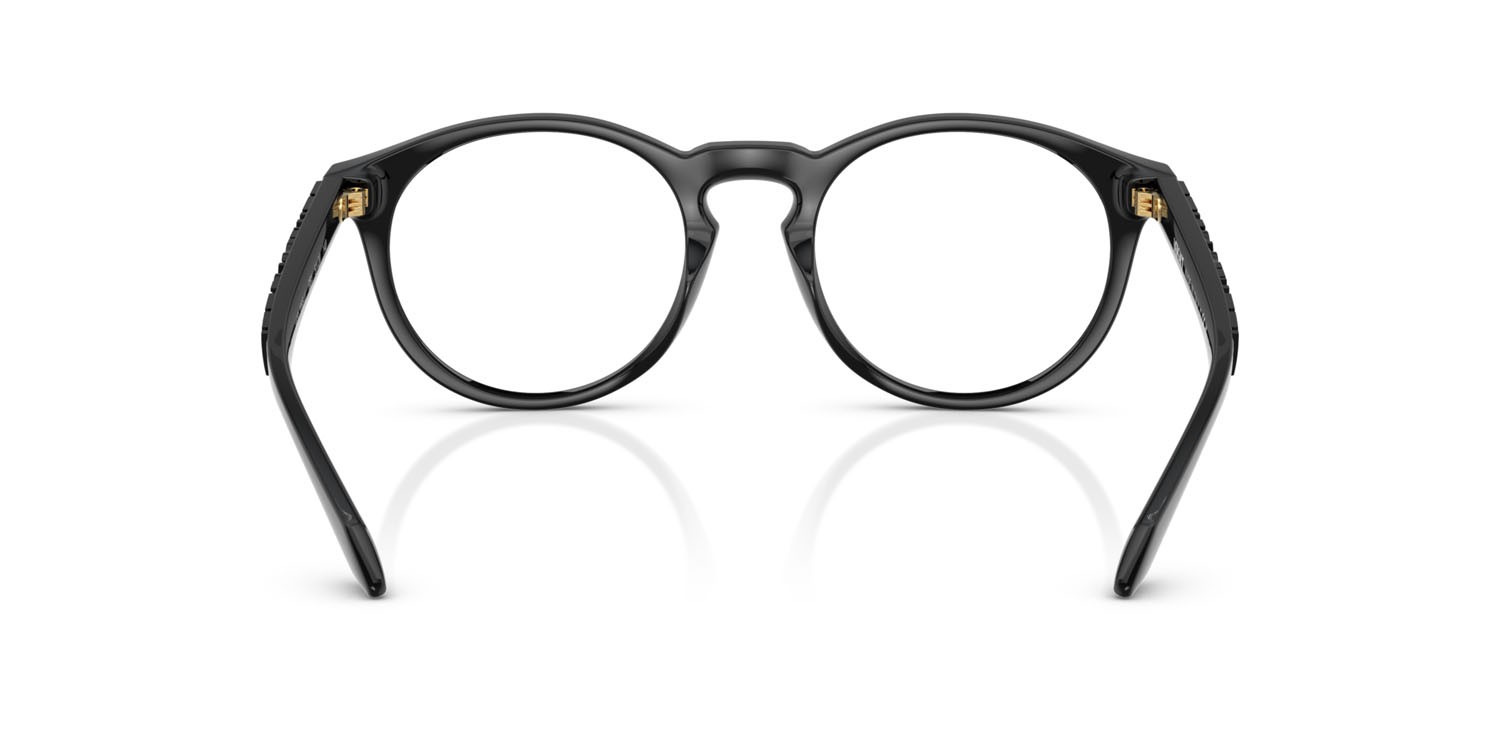 Occhiali da vista Versace VE 3355U (GB1) colore nero forma pantos lenti lente demo