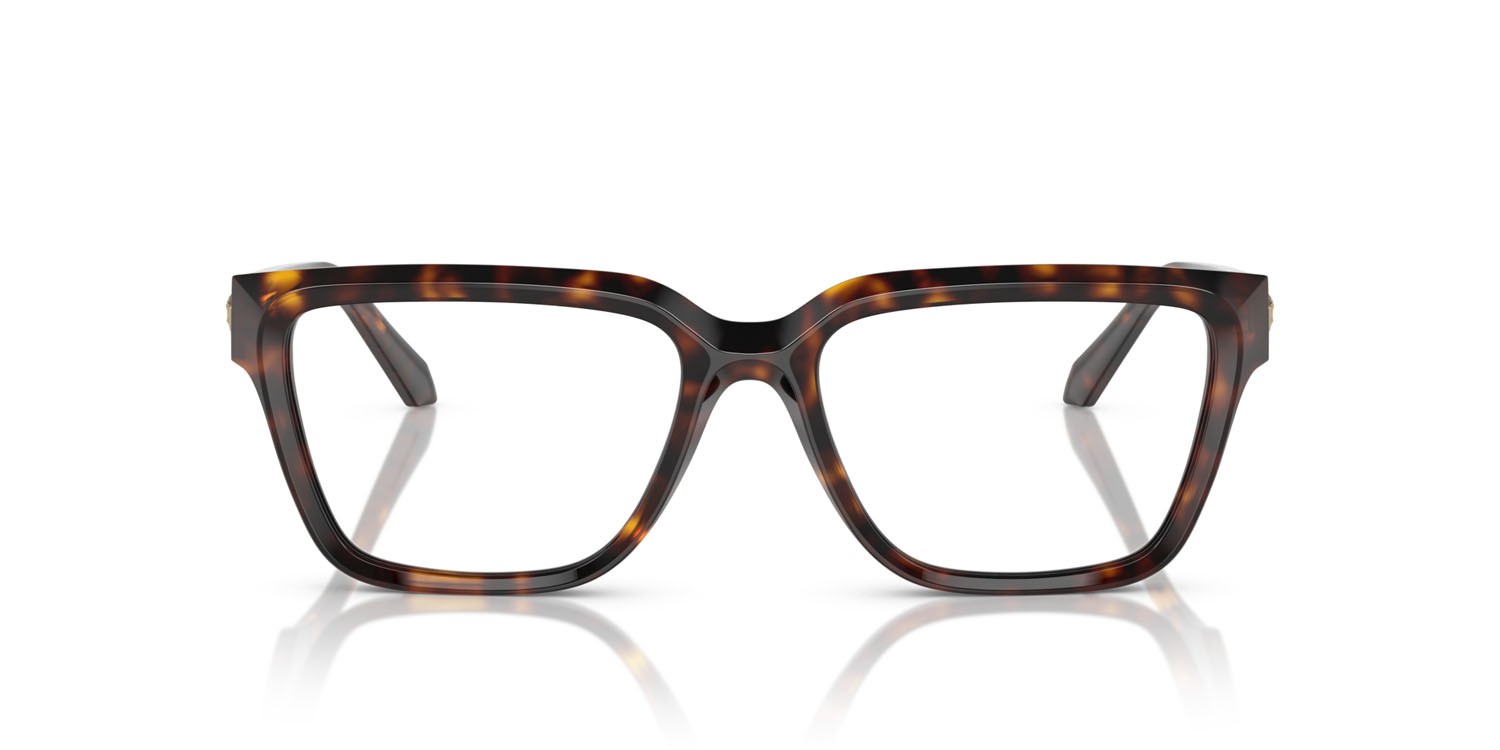 Eyeglasses Versace VE 3357 (108) color havana shape rectangle lenses lente demo