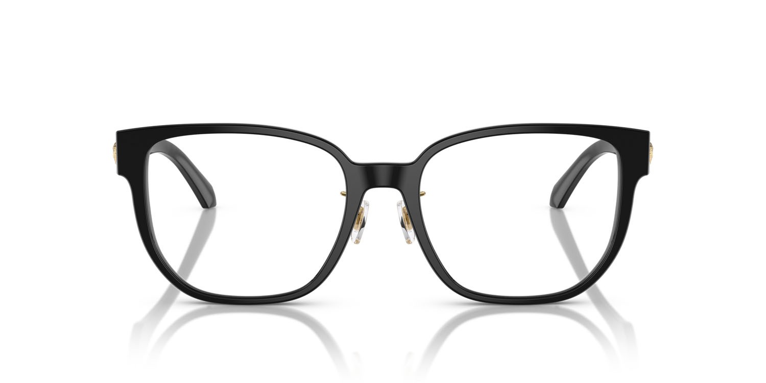 Eyeglasses Versace VE 3360D (GB1) color nero shape square lenses lente demo