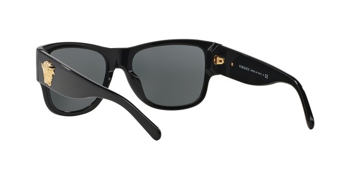 Occhiali da sole Versace VE 4275 (GB1/87) colore black forma quadrato lenti gray